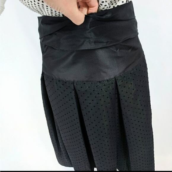 Charles Nolan Mesh Polka Dot Skirt - Picture 2 of 7